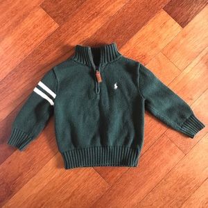 Toddler Boy Polo Pullover Sweater 18m